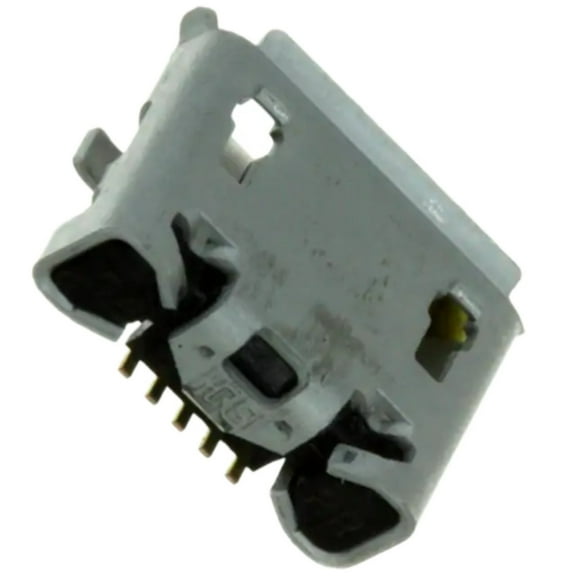 Pack of 5 ZX62-B-5PA(11) USB - micro B USB 2.0 Receptacle Connector 5 Position Surface Mount, Right Angle