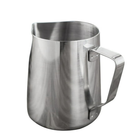

Water Cups Plastic Cup Hot Cups Stainless Steel Milk Frothing Pitcher Cappuccino Pitcher Pouring Jug Silver