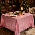 thumbnail image 6 of Sequin Tablecloth 47.24 x 47.24 Inches, Sparkling Polyester Table Cover for Wedding Birthday Party Events, Glitter Decorative Table Linen for Halloween Thanksgiving Christmas Home Decor, 6 of 7