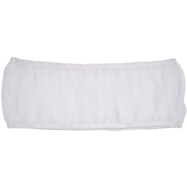 Housse de Filet en Maille de Nylon pour Cage à Oiseaux, Protection, Oiseaux de Compagnie, Cage pour Perroquet, Attrape-Graines, Jupe de Cage à Oiseaux Douce et Ventilée (Blanc,G)