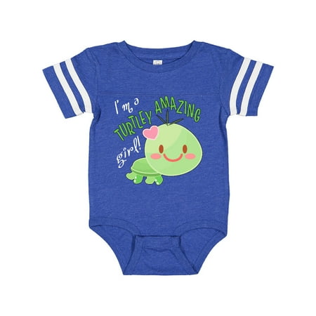 

Inktastic I m a Turtle-ly Amazing Girl- cute turtle Gift Baby Girl Bodysuit