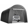 thumbnail image 7 of May in Color 10'x15’Metal Heavy Duty Portable Outdoor Garage Carport with 2 Roll-up Door, Waterproof Car Tent for Vehicles and Storage, 7 of 7