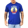 thumbnail image 4 of I'd Smoke That Funny Grilling & Cooking Shirt for Men Humorous Graphic Tee Vintage Royal Shirt Adult X-Large, 4 of 5