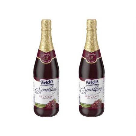 Welch's Sparkling Juice Cocktail In 750 Ml Bottle Bundled By (Red Grape, 2 Pack)