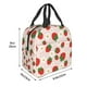 thumbnail image 3 of Easygdp Strawberry Floral Bolsa Térmica Premium - Tela Oxford Impermeable, Gran Capacidad, Bolsillo Frontal, Unisex para Trabajo, Escuela, Actividades al Aire Libre y Picnics, 3 of 8