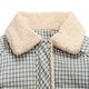 thumbnail image 5 of Prendas de abrigo y chaquetas informales sin capucha de manga larga Prendas de abrigo para niñas con forro polar Talla mediana a grande Chaqueta cortavientos para niños Chaqueta polar lateral Parte su, 5 of 9