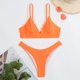 thumbnail image 4 of Bikini para mujer Split Color sólido Bikini para mujer Cómodo traje de baño elegante OAVQHLG3B Store lin121212, 4 of 4