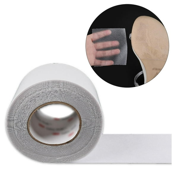 Rollo de cintas adhesivas perfecl para zapatos botas suela a prueba de polvo 1 rollo Negro Claro