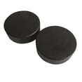 thumbnail image 4 of OULII 4Pcs Solid Black Ice Hockey Pucks Smooth Flat Durable for Consistent Shots and Passes, 4 of 7
