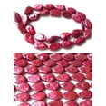 thumbnail image 3 of Raspberry FW Teardrop Coin Pearl Strand 108892, 3 of 3