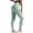 Green, variant on Yoga Leggings for Women Oversized Casual Slim Yoga Pants Spandex Elastic High Waist Full Length Pants Solid Trousers for Ladies Tiktok Trend Items Beach Black