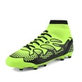 thumbnail image 1 of DREAM PAIRS Men's Fashion Cleat Soccer Shoes Football Shoes Trainer Sneakers 160858-M LEMON/GREEN/BLACK Size 8.5, 1 of 5
