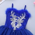 thumbnail image 5 of iEFiEL Girls Swan Sequins Ballet Dance Leotard Dress with Gloves Hair Clip,Sizes 4-16, 5 of 7