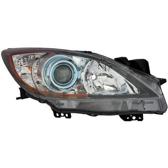 Right Passenger Side Headlight Assembly - Compatible with 2012 - 2013 Mazda 3