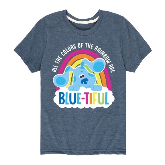 Blue Clues & You! - All The Colors Of The Rainbow Are Blue-tiful - Toddler & Youth Short Sleeve Graphic T-Shirt