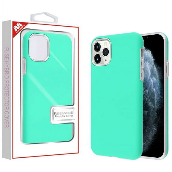 Apple iPhone 11 PRO Phone Case Slim Hybrid Armor Shockproof Impact [Shock Absorption] Rubber Dual Layer Rugged Protective Hard PC Bumper Frame & Soft TPU TEAL Cover for Apple iPhone 11 Pro