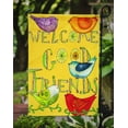 thumbnail image 3 of Carolines Treasures PJC1055GF Welcome Good Friends Inspirational Flag Garden Size, 3 of 3