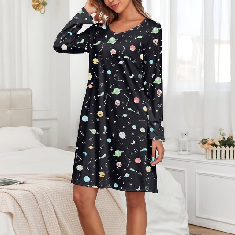 soft cotton night dress Graycee Cotton Nightgown Hand Block Print Sleep Dress
