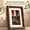 Natural Black Walnut-5"x7"|mat to 4"x6", variant on 8x10 Picture Frames Cherry Wood Hand Make Crafted Photo Frame With Mat To 5x7 Graduation Display Family Wedding Tabletop & Wall Decoration