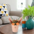 thumbnail image 7 of FRCOLOR Large Plant Pot Tin Flower Pot 16.00X14.50X11.00CM Khaki, 7 of 7