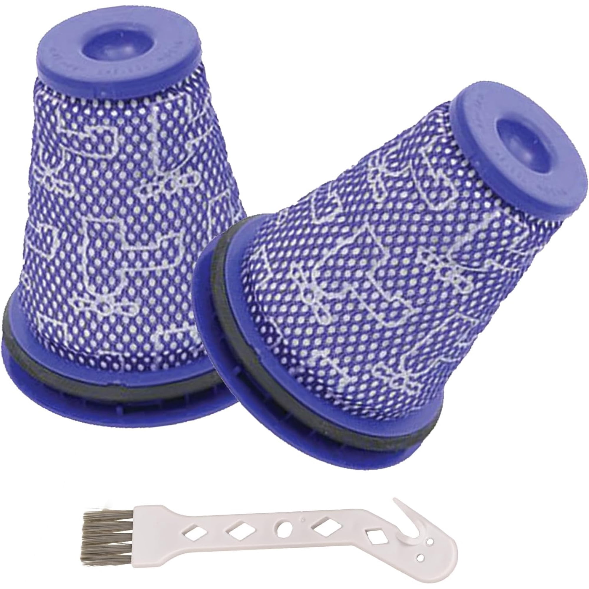 2pack Replacement Pre Motor Filter with Clean Brush Compatible with Dy*son CY18 CY22 CY23 CY24 CY25 DY75 DY77 DY78 Big Ball Cylinder Vacuum Cleaner, Replace Part # 967371-01