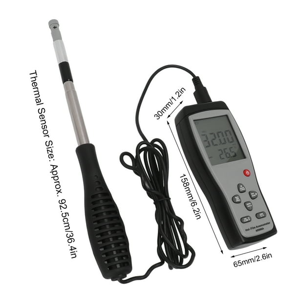 Thermal Anemometer,Hot Wire Anemometer Handheld Hot Wire Anemometer