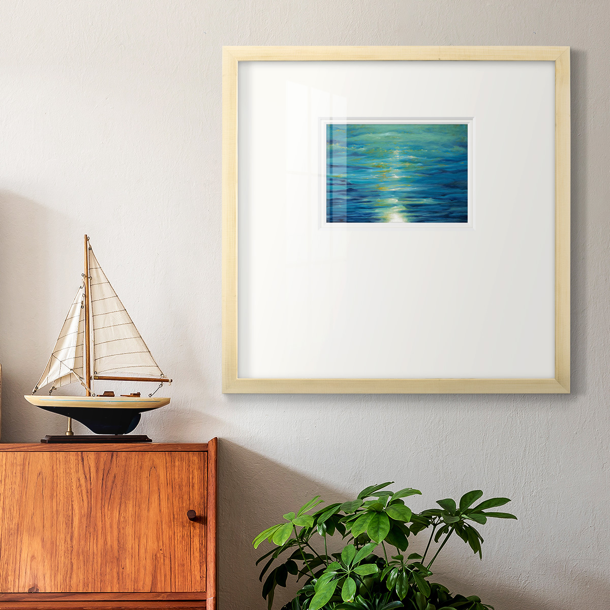 Deep Blue-Premium Framed Print