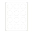 thumbnail image 1 of PACKZON Round Labels for Laser/Inkjet Printers, Permanent Adhesive, 2 Inches Diameter, White Matte, (Pack of 1200), 1 of 3