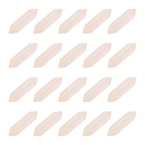 Uxcell Wand Crystals Stone, Natural Crystal Polished Love Gemstone Rose Quartz Pocket Bulk Gifts for Mother Women Birthday Pink Quartz