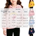thumbnail image 6 of Bixock Toddler Girls Graphic Hoodies Long Sleeve Tops Crew Neck Pullover Tops Solid Color Print Casual Sweatshirt Warm Soft Windproof Daily Wear Girls Clothings, 6 of 7
