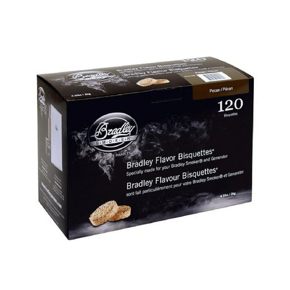 Bradley Smoker Smoking Bisquettes Pecan Wood 120Pk