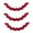 Red, variant on Tachiuwa 3x Paper Fans Garland Ceiling Hanging Decoration Ornament Background for Party Supplies Celebration Carnival Birthday Wedding Macaron