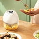 thumbnail image 4 of Mini Picadora Eléctrica De Ajo, 250 Ml De Capacidad, Picadora De Ajo Con Punta Cortadora De Acero Inoxidable ABS Con Fondo Transparente, Procesador De Alimentos Portátil Compacto, 4 of 7
