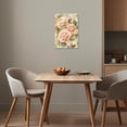 thumbnail image 2 of ZHONGYUTONG Peony Wall Art Pink Flower Canvas Vintage Blossom Floral Pictures Elegant Peony Painting for Living Room Decor Framed (12.00" x 18.00"), 2 of 5