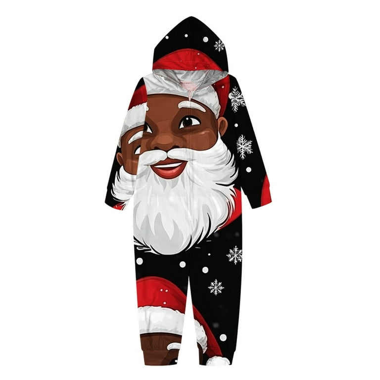 SwiftWear Onesie Christmas Family Matching Pajamas Kids PJs Hooded
