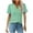 B18 Green Womens Summer Tops Clearance Under $5, variant on Xqxayjr Women Summer Tops Shirts Under $10 Casual Short Sleeve Tee Shirts Solid Color V Neck Plus Size Trendy Spring Tunic Tops Birthday Gift