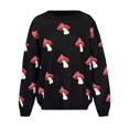 thumbnail image 4 of Ugly Christmas Sweaters For Women Sweater Women Crewneck Long Sleeve Knit Sweater Loose Cute Graphic Pullover Sweater, 4 of 5