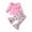 Pink, variant on Dezsed Spring Fall Clothes for Girls Cotton Crew Neck Long Sleeve Casual Shirts Flowers Print Trousers Girl Sets Gift 3-24Months Baby Girl Outfit Set