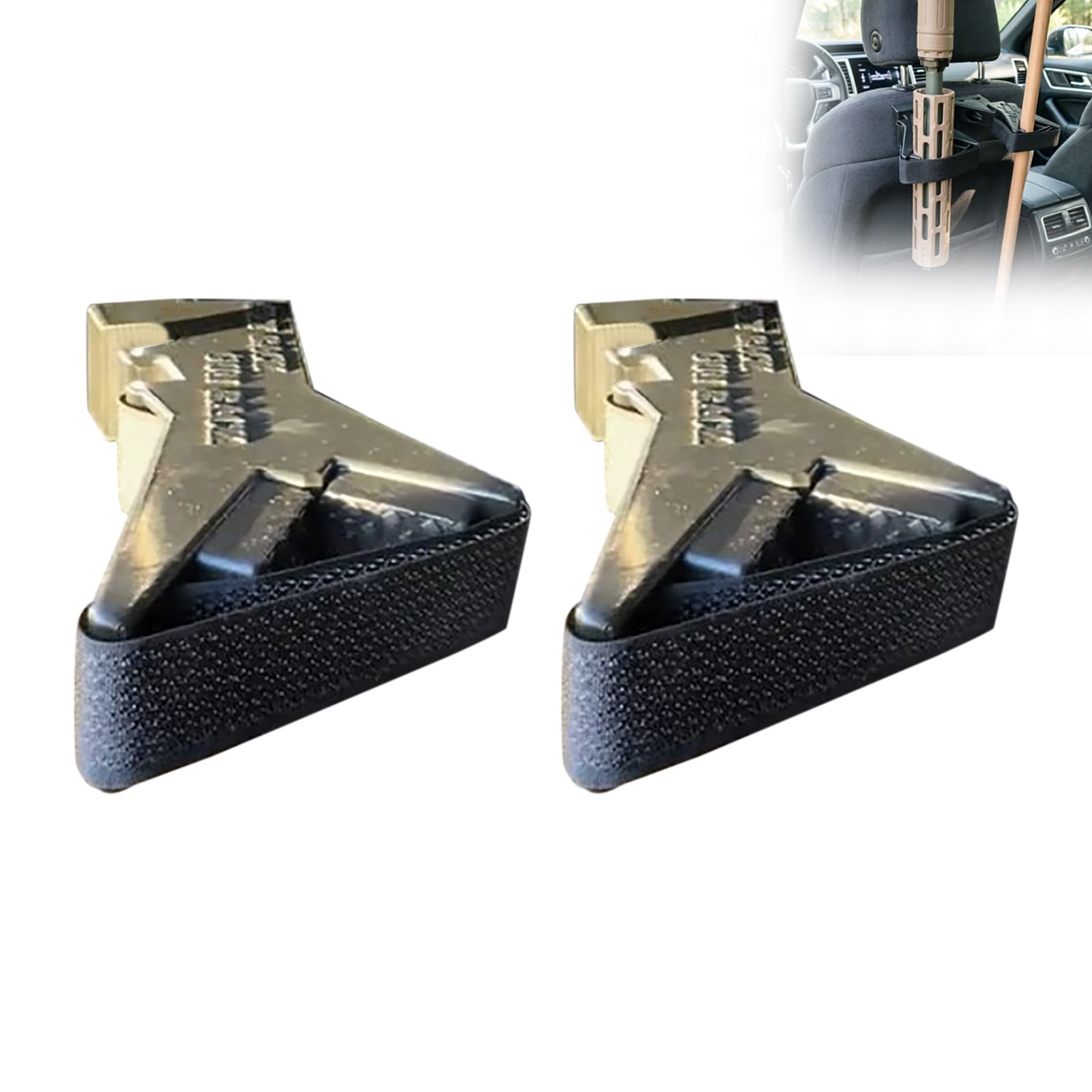 Stable Headrest Mount Gun Rack Universal Seat Back Vertical Guns Holder Adjustable Vehicle Storage