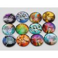 thumbnail image 2 of U8MO 50 Pcs 12mm Photo Image Tree Of Life Flatback Round Glass Cabochon Dome, 2 of 7