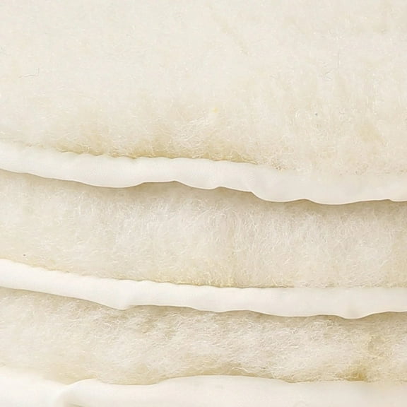 6Pcs 5inch Lambs Wool Buffing Wheel Pad for Polishing Car, Boat, and Furniture