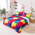 thumbnail image 3 of 3D Colorful Abstract Quilt Cover Set Bedding Set Duvet Cover Pillowcases 457, 3 of 8