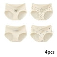 thumbnail image 2 of FJUCHAI Toddler Girls High-Waisted underwear Baby Cartoon Stretch Panties Kids Cotton Not Pinch Briefs for 6M-9Y, 2 of 8