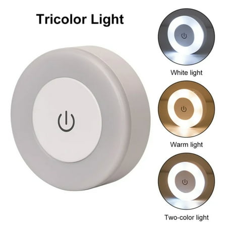 

LIGJUN Add a touch of cozy charm to any room with this stylish and versatile rechargeable dimmable portable round LED sensor night light. Perfect for creating a warm and inviting atmosphe