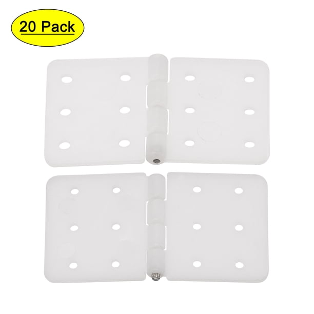 20 Piezas de Bisagras de Nylon 29x16mm para Partes de Aviones de Control Remoto RC