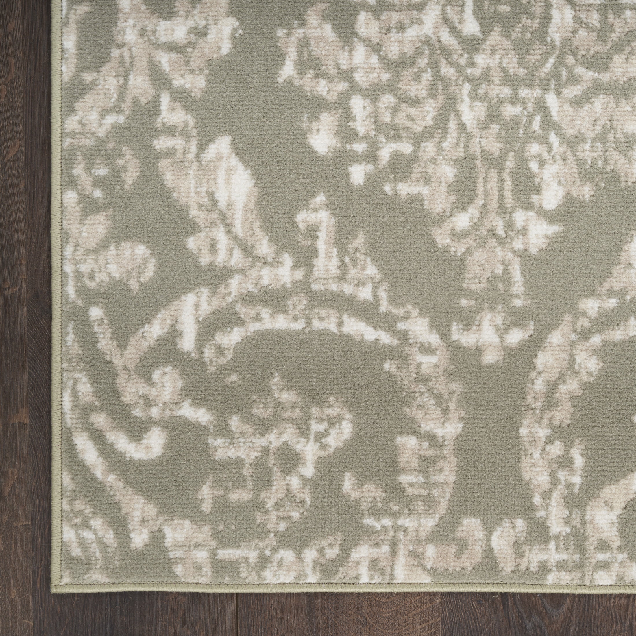 Nourison Jubilant 4' x 6' Olive Vintage Indoor Rug