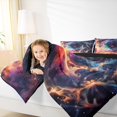 thumbnail image 4 of Manfei Natural Landscape Bedding Comforter Set,Colorful Universe Twin Comforter Sets,Galaxy Starry Night Bedding Set For Kids,Super Cozy Room Decor Reversible,2-Piece, 4 of 8
