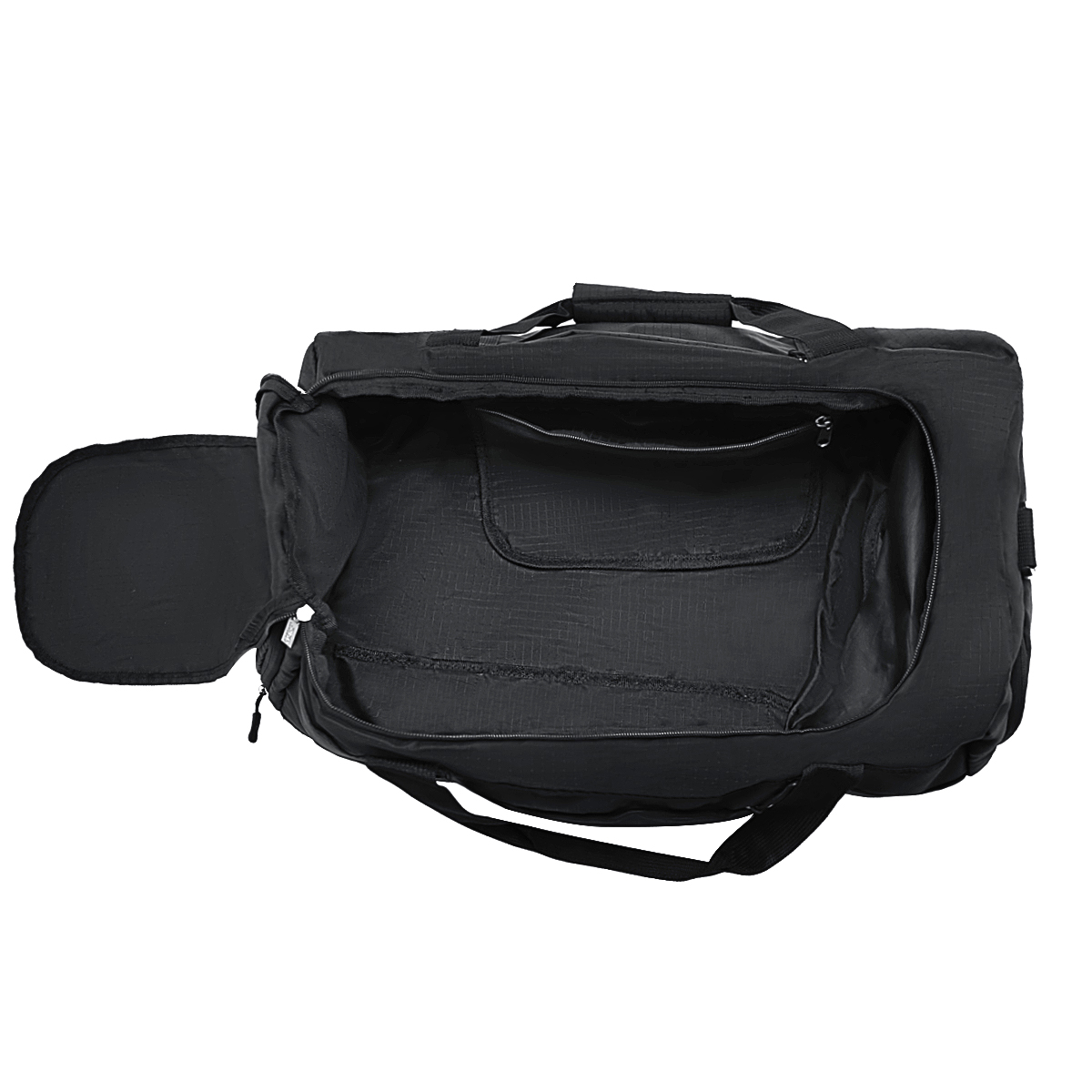 Mosiso Waterproof Sports Duffle Bag Gym Bag Travel Duffel with Adjustable Strap for Sports , Gym ,Vacation , Shopping and Travel ,Polyester Black