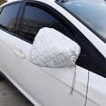 thumbnail image 5 of 4pcs Car Rearview Mirror Cover Frost Protection Waterproof Rearview Mirror Cover Thick Quilted Aluminum Foil Water Resistant, 5 of 5