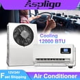 thumbnail image 1 of Aspligo 12V 10000BTU Mini eléctrico dividido aire acondicionado, nueva energía unidad de CA para semicamión, RV, autocaravana, grúa, tractor, furgoneta, barco, 1 of 8